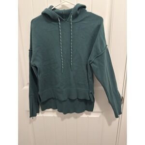FLX Women's Green Hooded Sweatshirt Size‎ Small